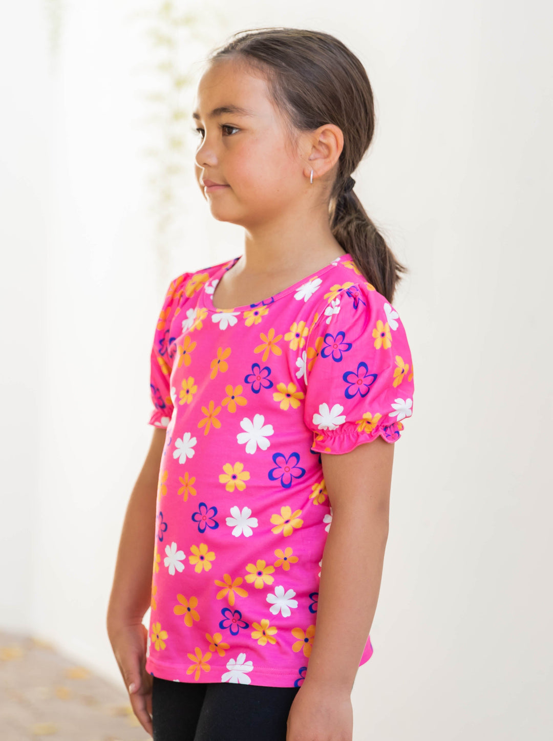 Poof Sleeve Little Girl Top