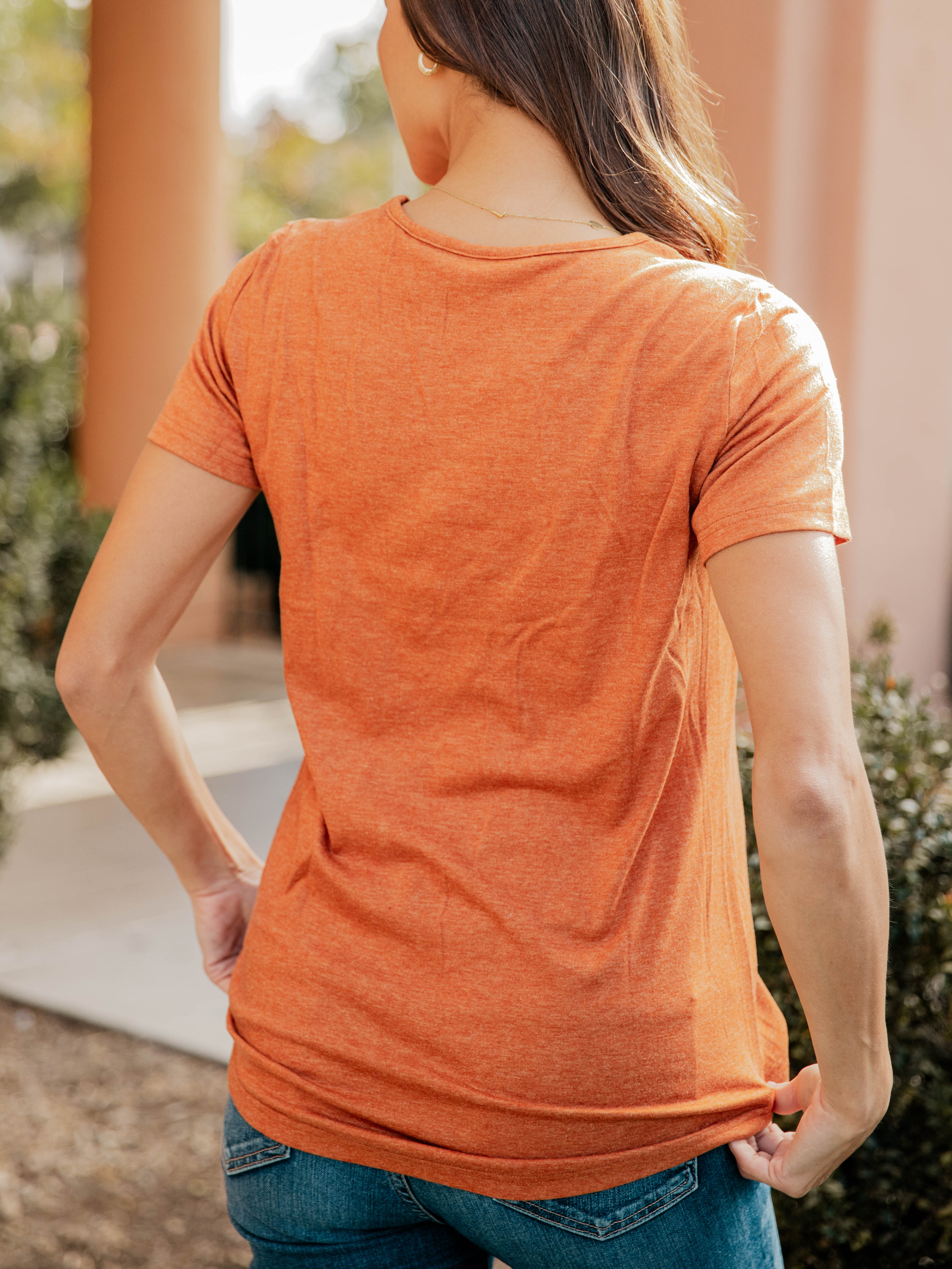 Keyhole Cutout Top – Tickled Teal LLC