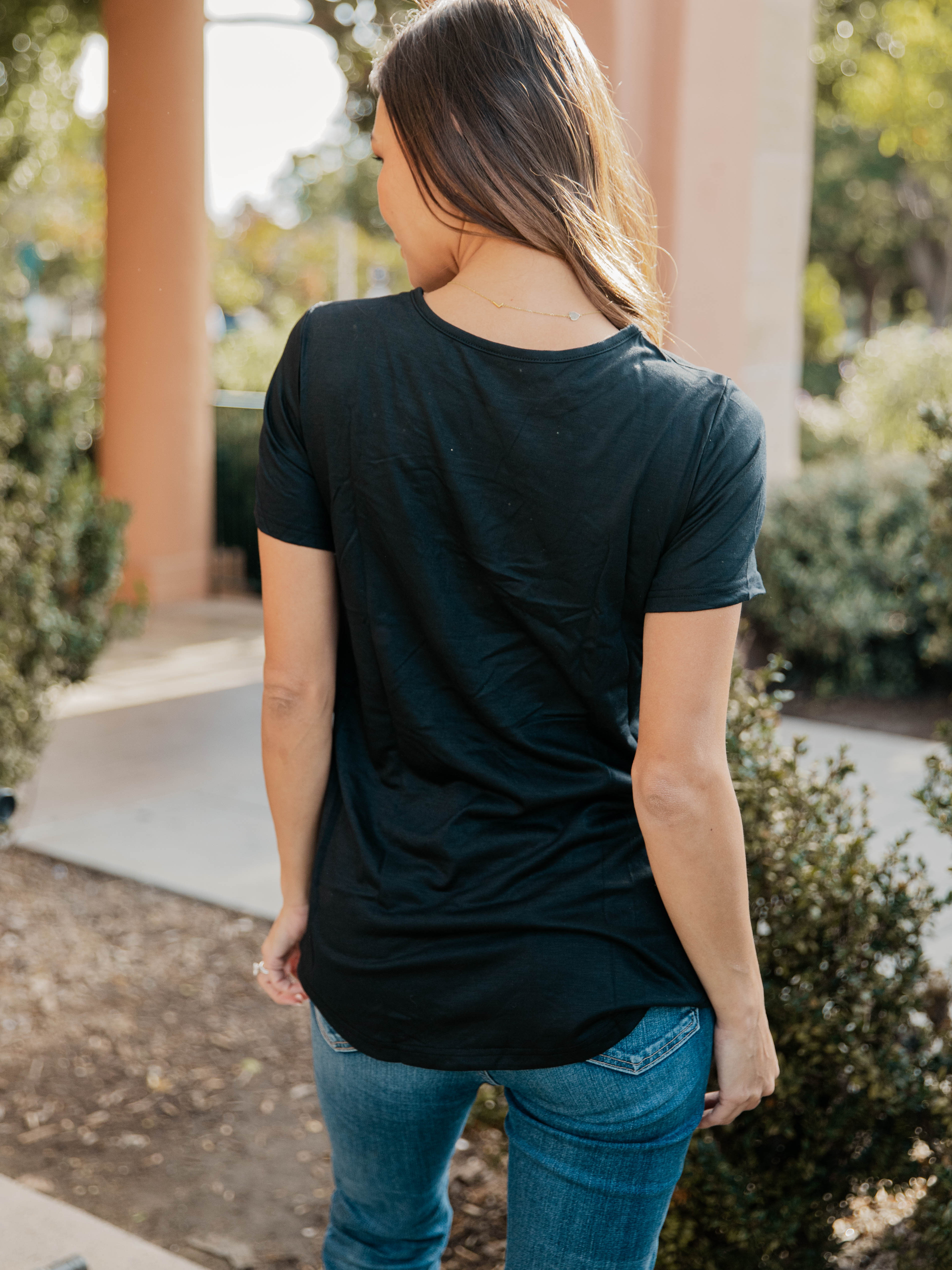 Keyhole Cutout Top – Tickled Teal LLC