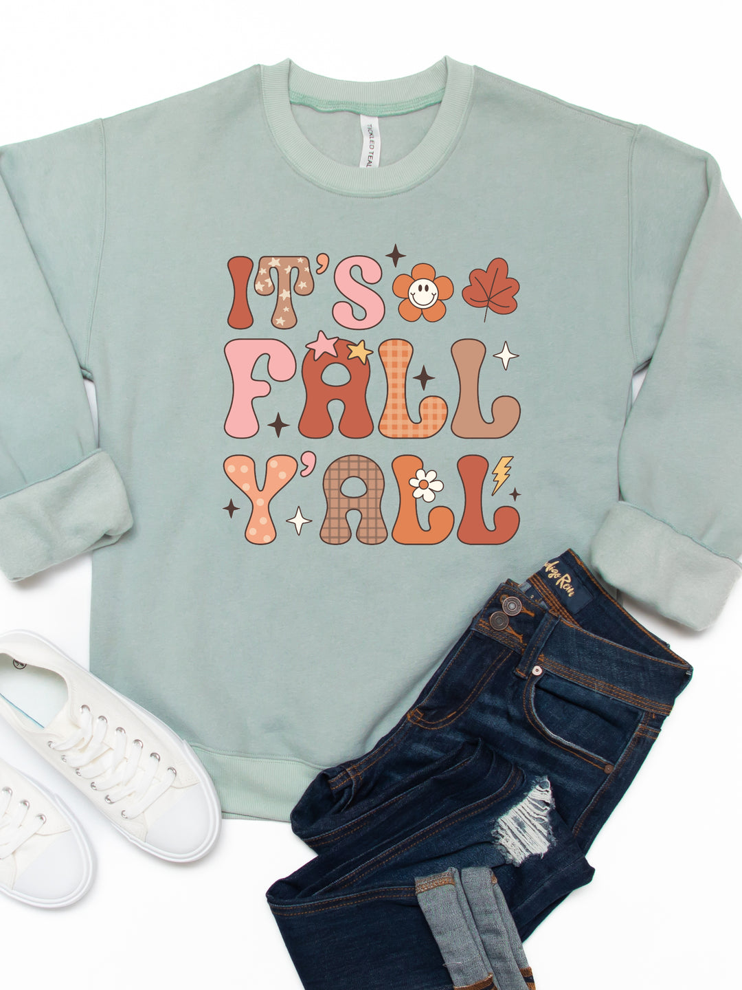 It's Fall Y'all Retro Graphic Sweatshirt