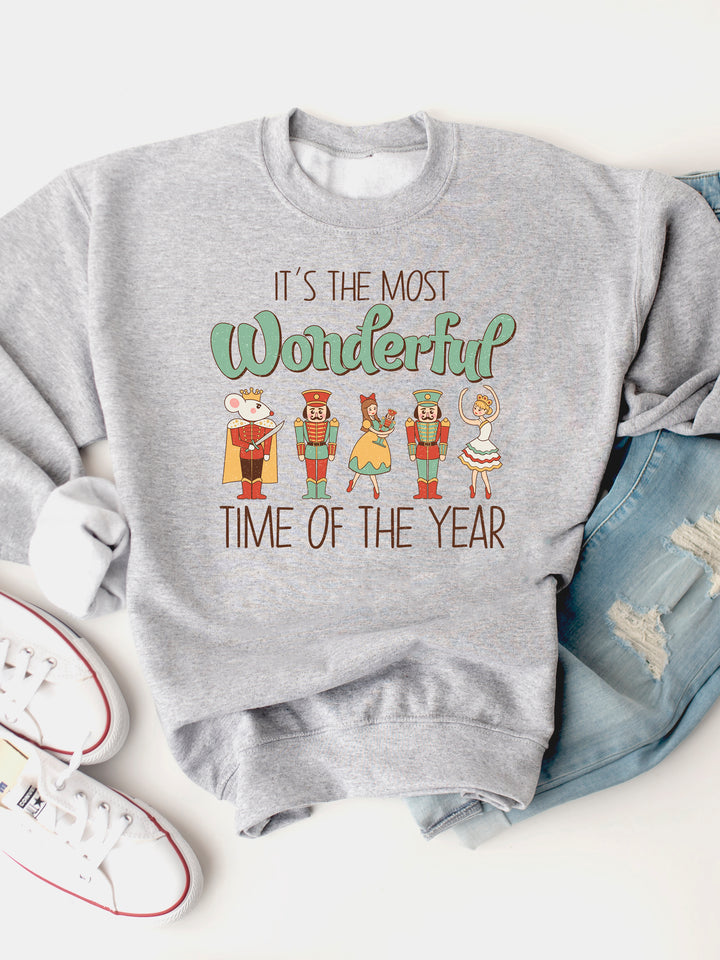 Its the Most Wonderful Time Of The Year, Nutcracker - Graphic Sweatshirt