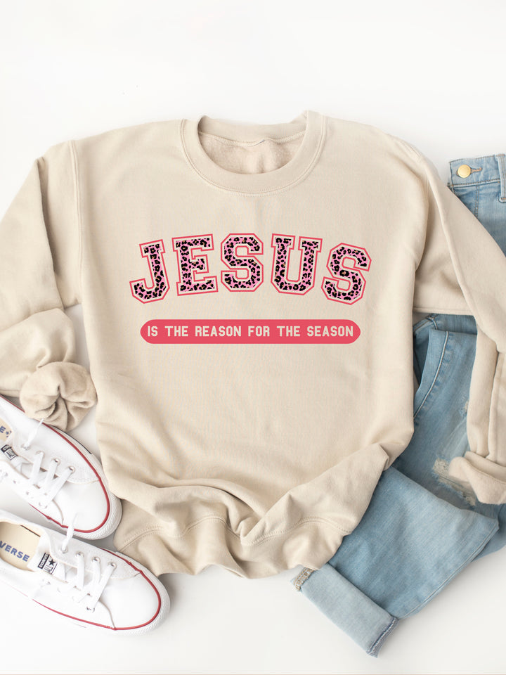 Jesus Is The Reason For The Season - Graphic Sweatshirt