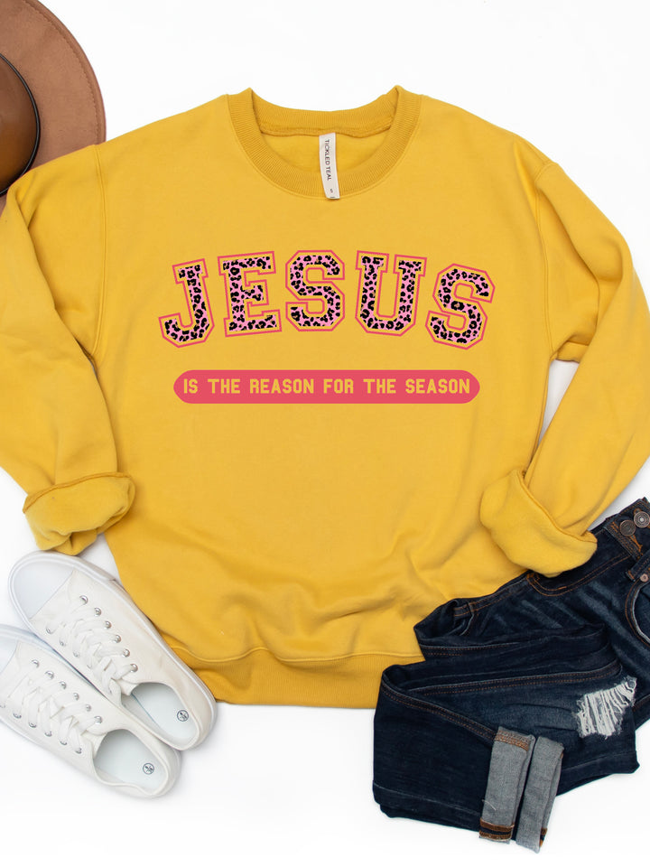 Jesus Is The Reason For The Season - Graphic Sweatshirt