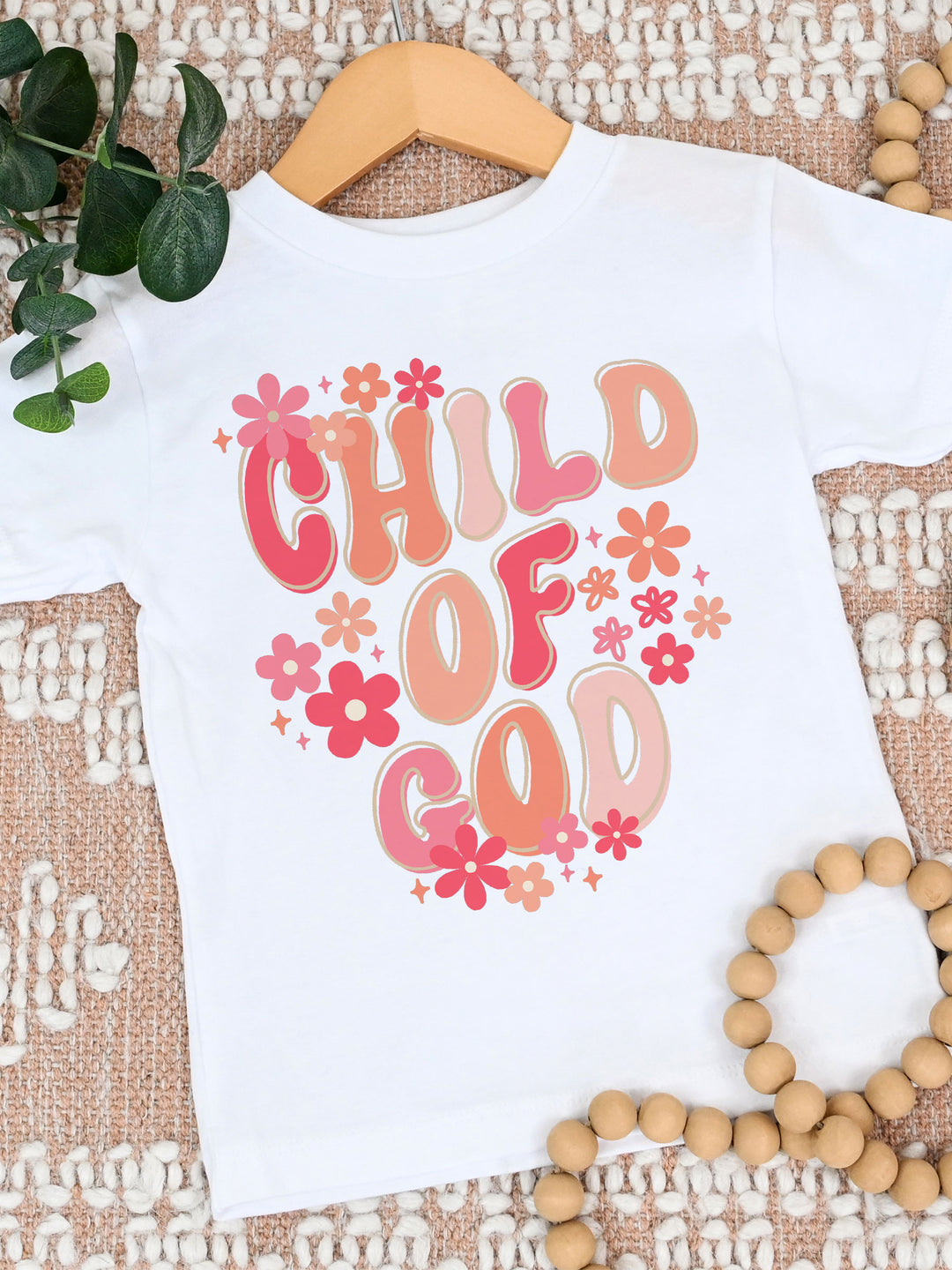 Floral Child of God Kids Graphic Tee