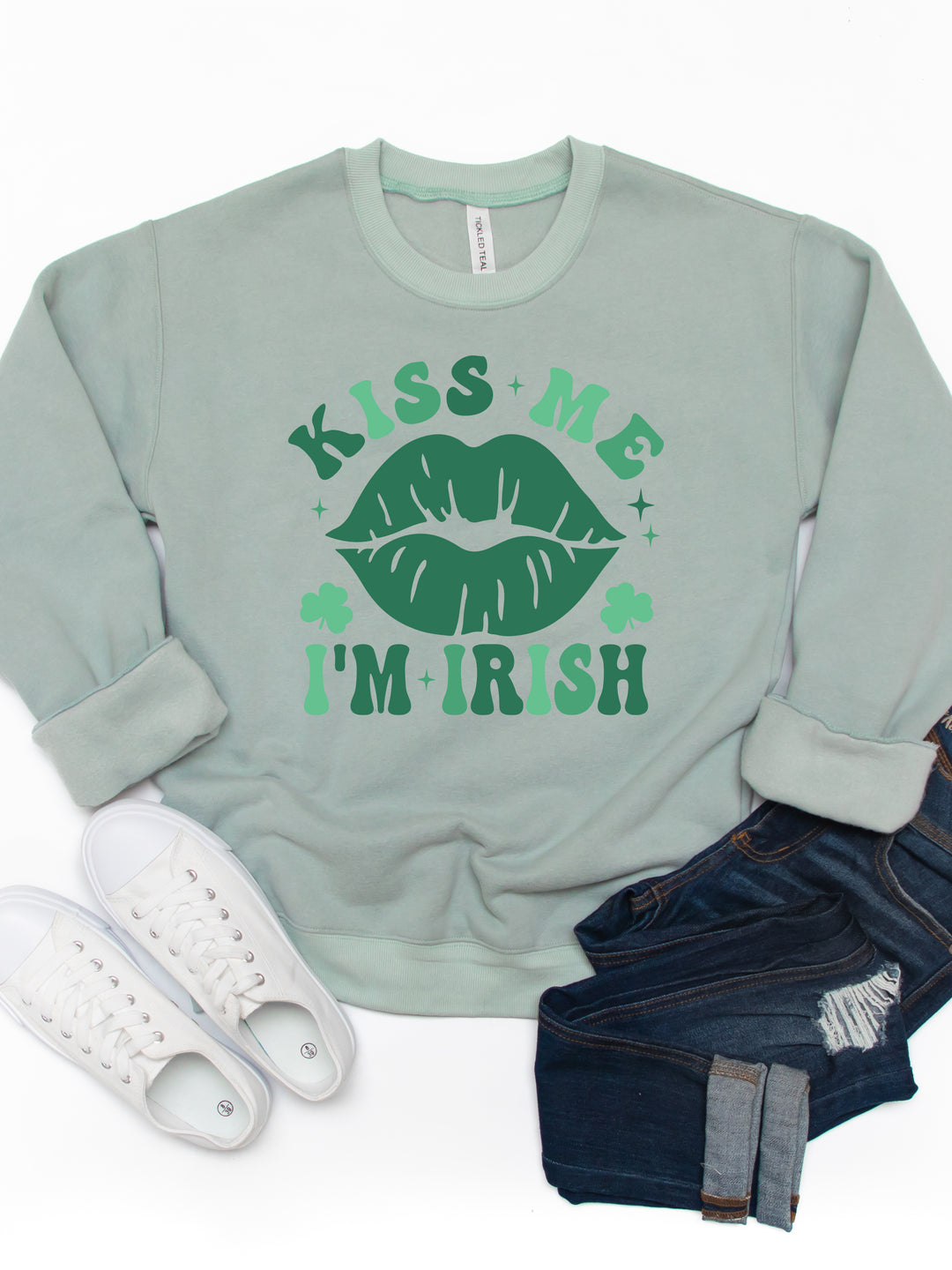 Kiss Me Im Irish  - Graphic Sweatshirt