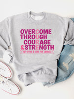 Let's Find A Cure For Cancer Graphic Sweatshirt