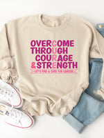Let's Find A Cure For Cancer Graphic Sweatshirt