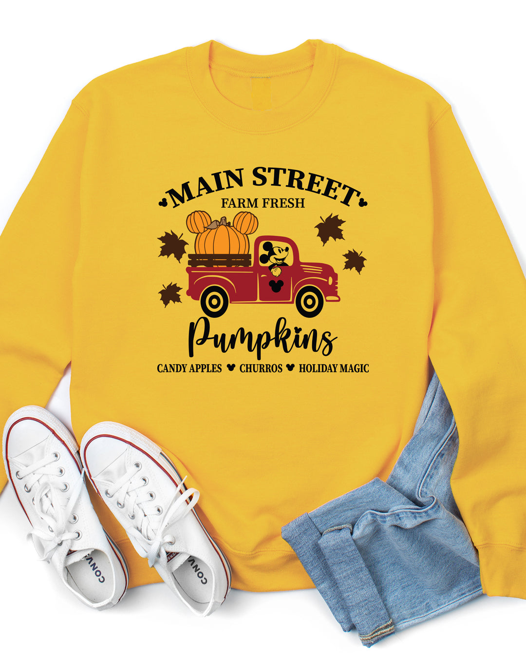 Main Street Pumpkins Graphic Sweatshirt