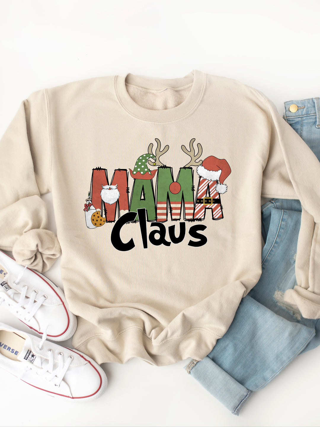 Mama Claus - Graphic Sweatshirt