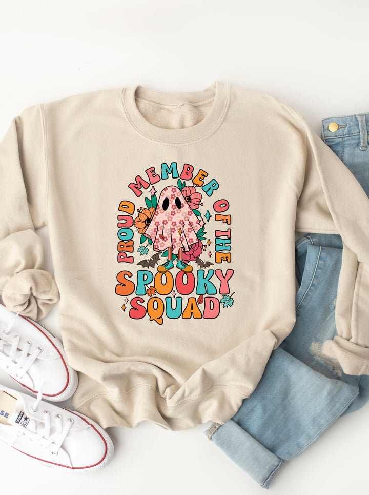 Member Of The Spooky Squad Graphic Sweatshirt