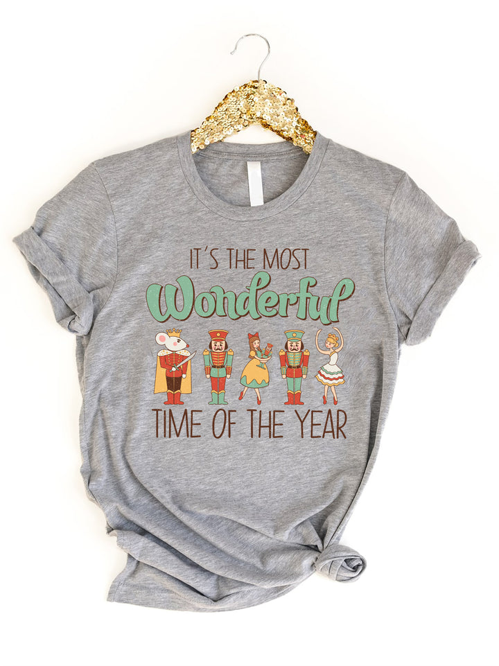 Most Wonderful Time Of The Year Nutcracker - Christmas Graphic Tee
