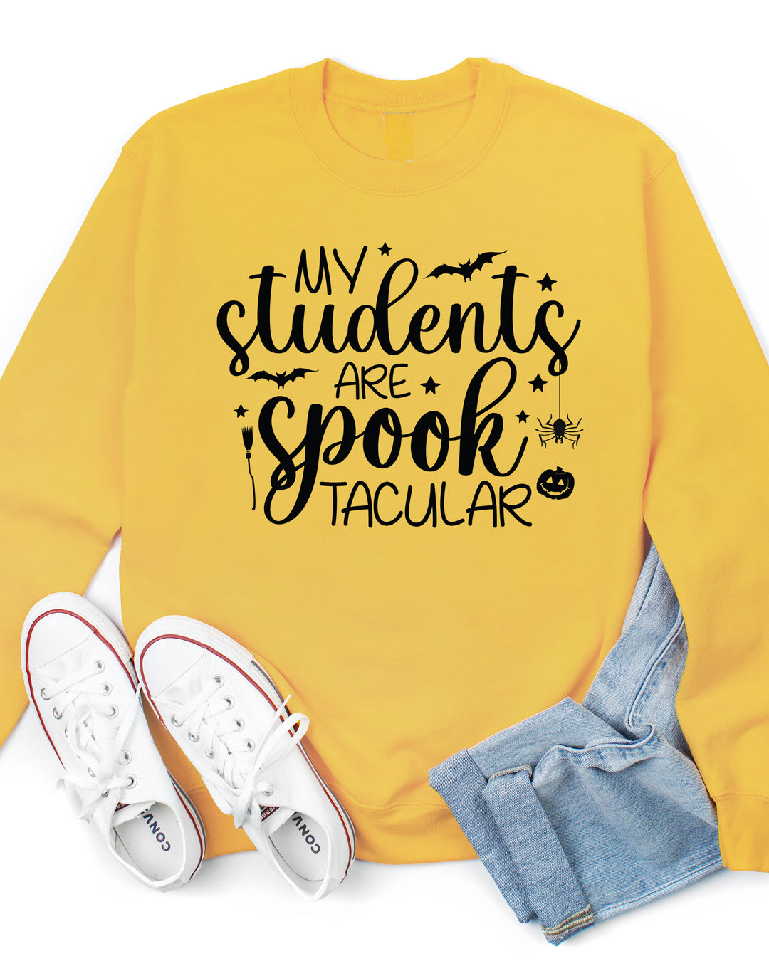 My Students Are Spooktacular Graphic Sweatshirt