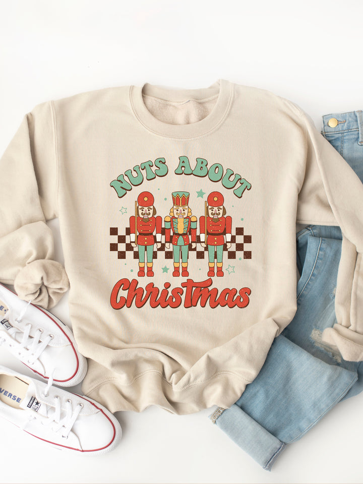 Nuts About Christmas - Graphic Sweatshirt