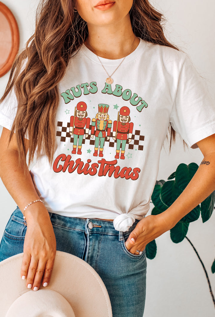 Nuts About Christmas - Christmas Graphic Tee