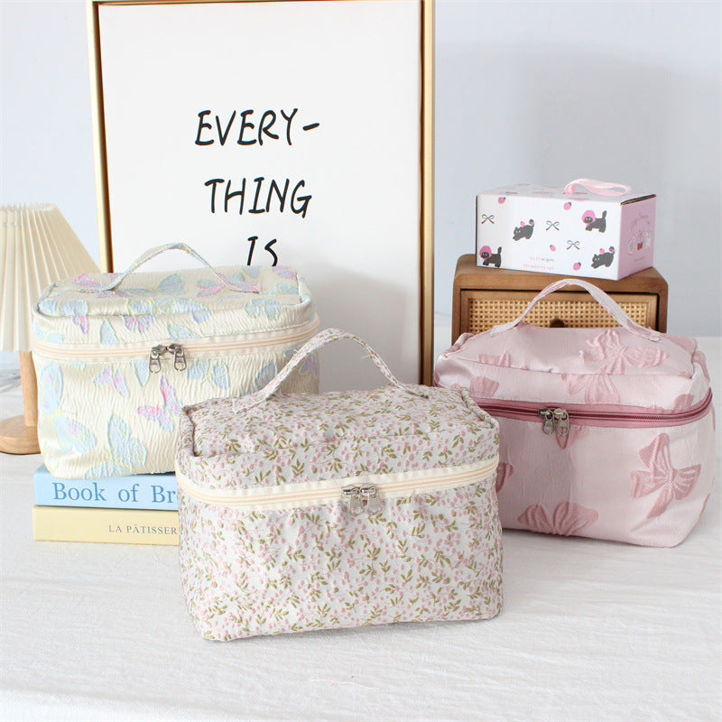 Feminine Pattern Makeup Organizer Case