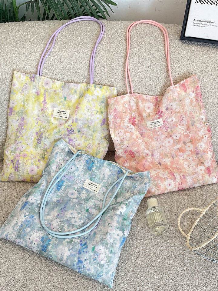 Watercolor Floral Everyday Tote Bag