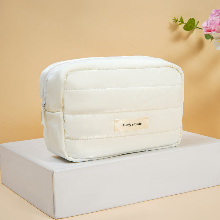 Glossy Puffer Cosmetic Bag