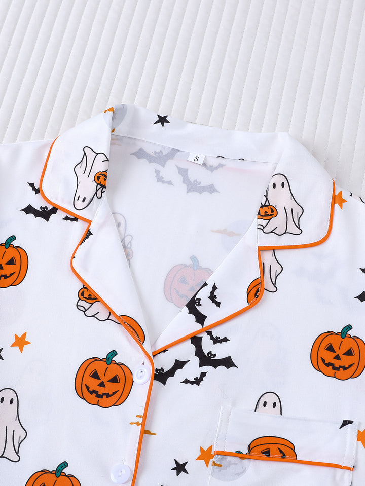 Trick or Treat Ghosts Short Pajama Set