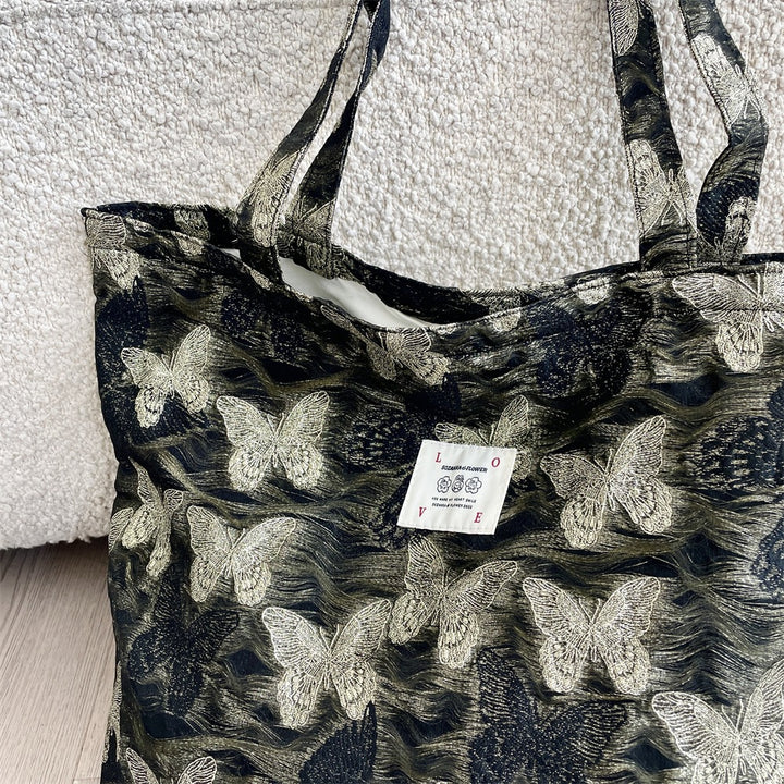 Butterfly Jacquard Essential Tote
