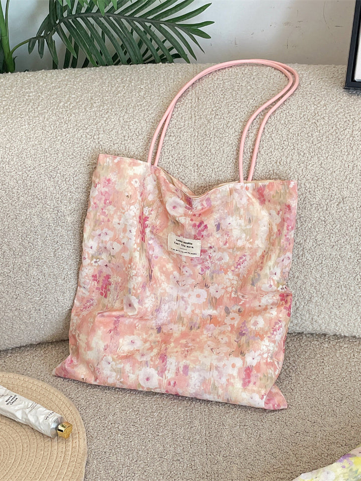 Watercolor Floral Everyday Tote Bag