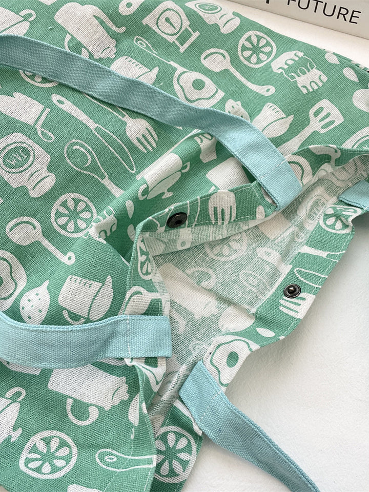 Kitchen Essentials Canvas Tote Bag