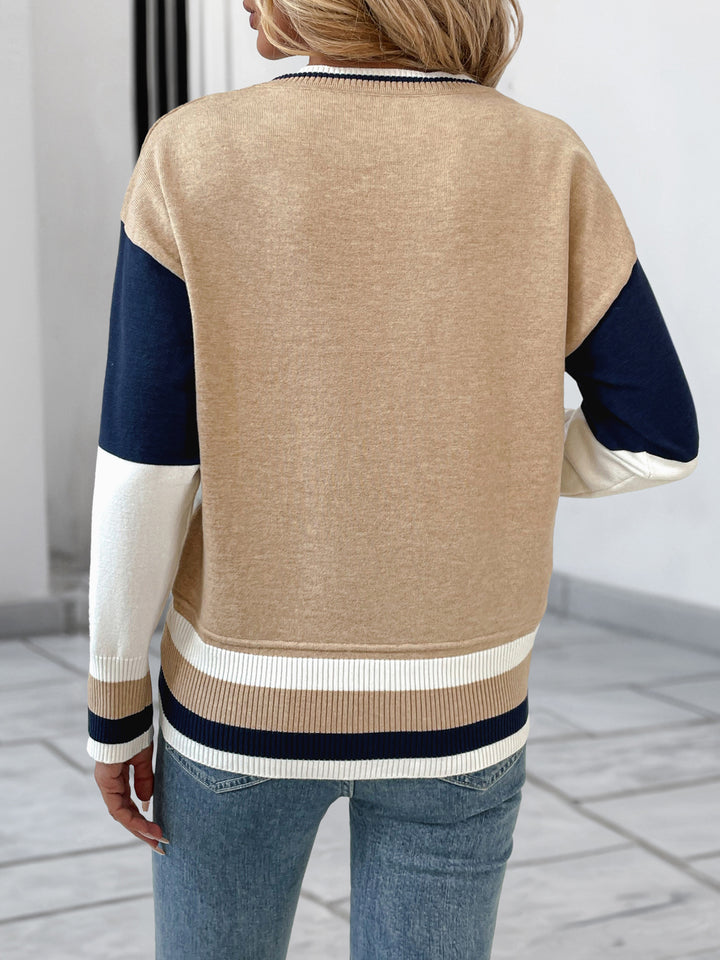 Colorblock Sweater