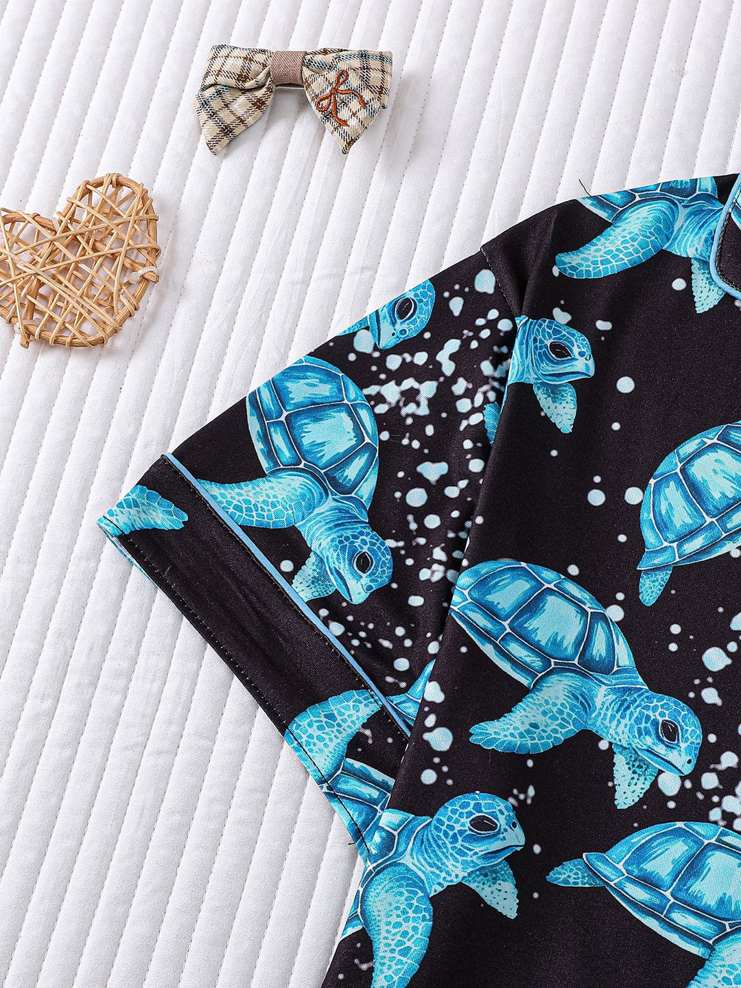 Sea Turtle Print Pajama Set