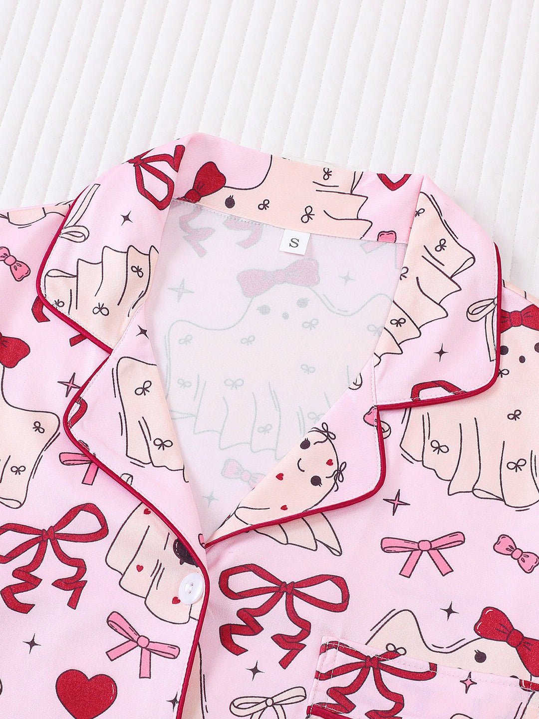 Ghost & Bows Long Sleeve Pajama Set