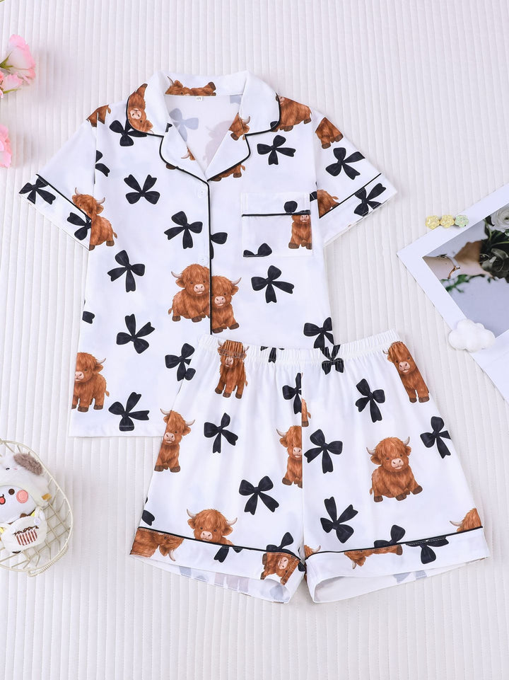 Highland Bow Kids Pajama Set