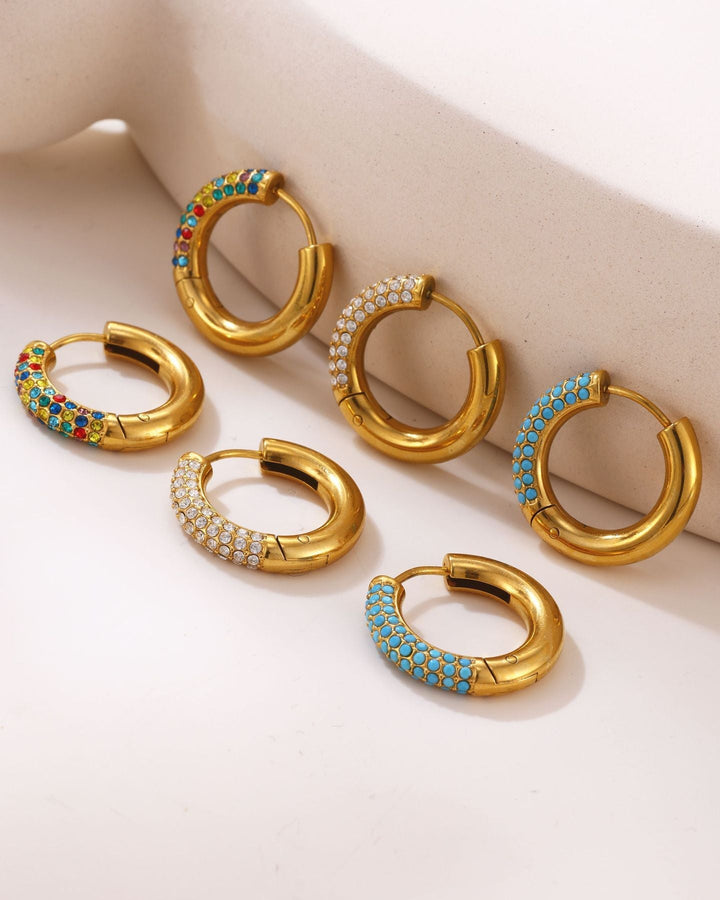 Everyday Zircon Huggie Hoops