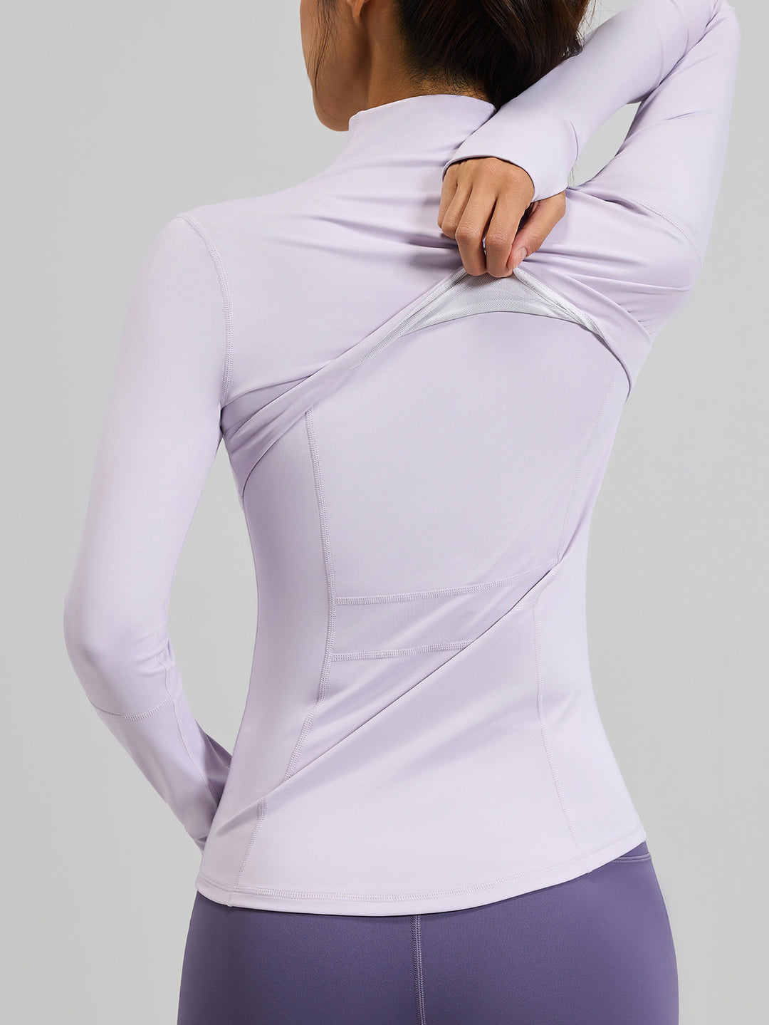 Slim Fit Full Zip Running Jacket