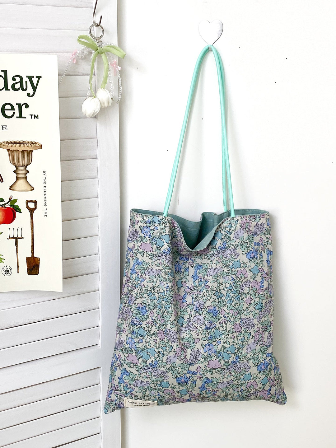 Reversible Patchwork Print Everyday Tote Bag