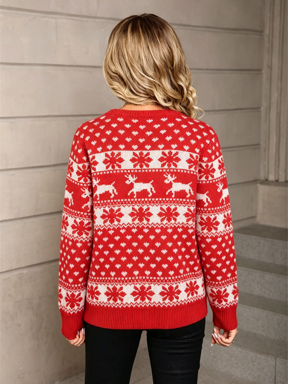 Fair Isle Reindeer Sweater