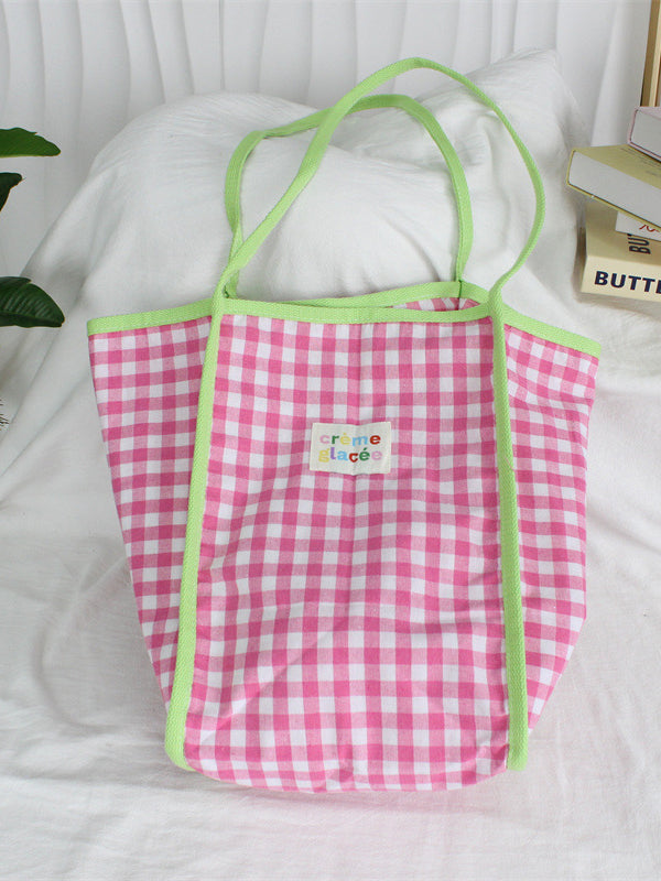 Classic Gingham Everyday Tote