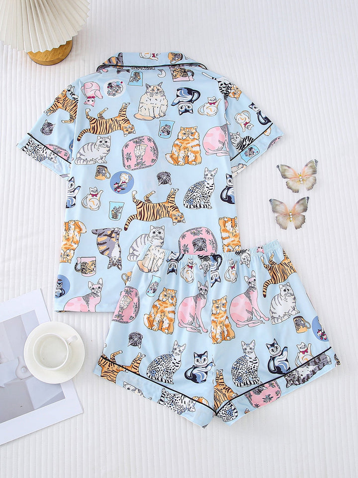 Playful Cats Pajama Set