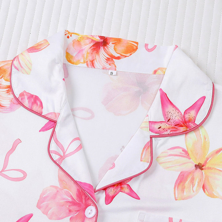 Tropical Flowers Pajama Set