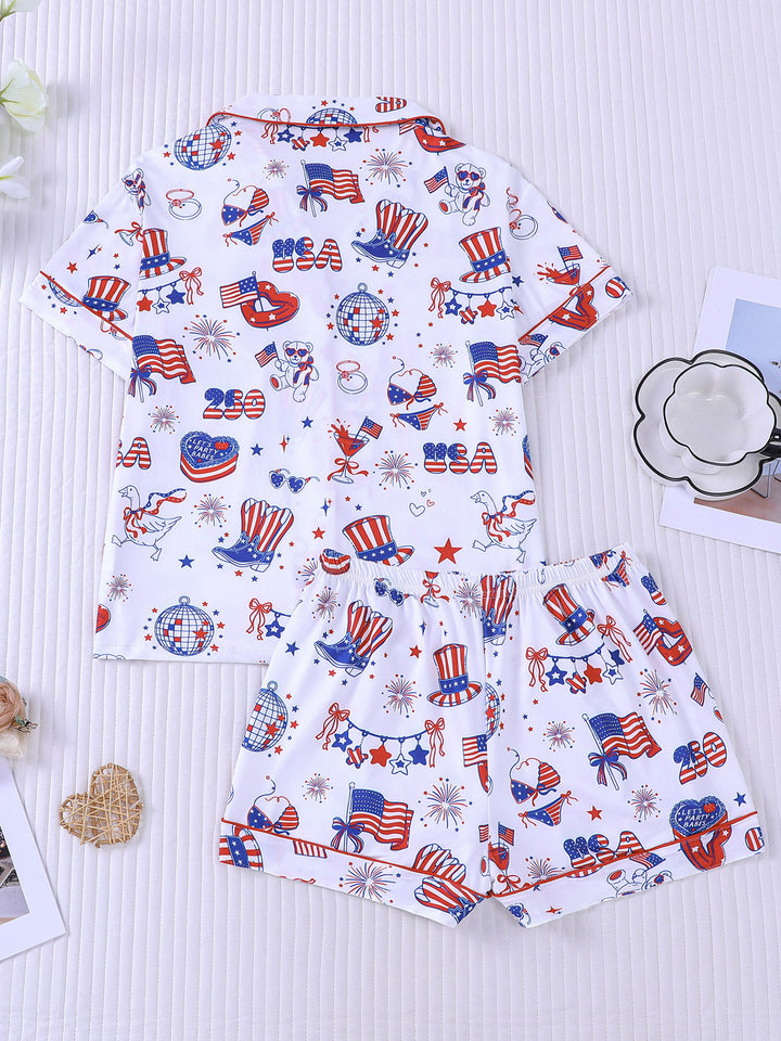 Stars & Stripes Party Pajama Set