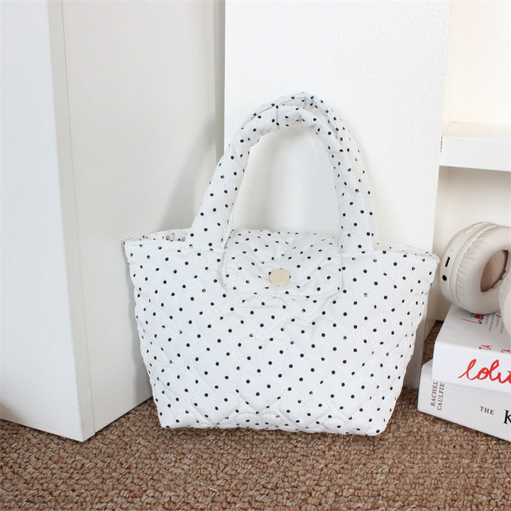 Patterned Quilted Mini Tote Bag