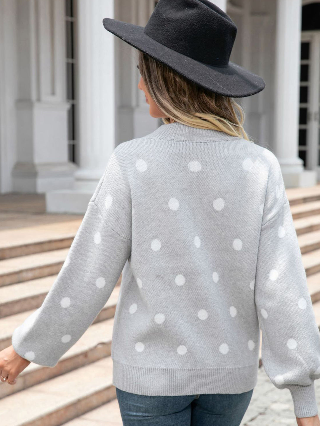 Polka Dot Pattern Sweater