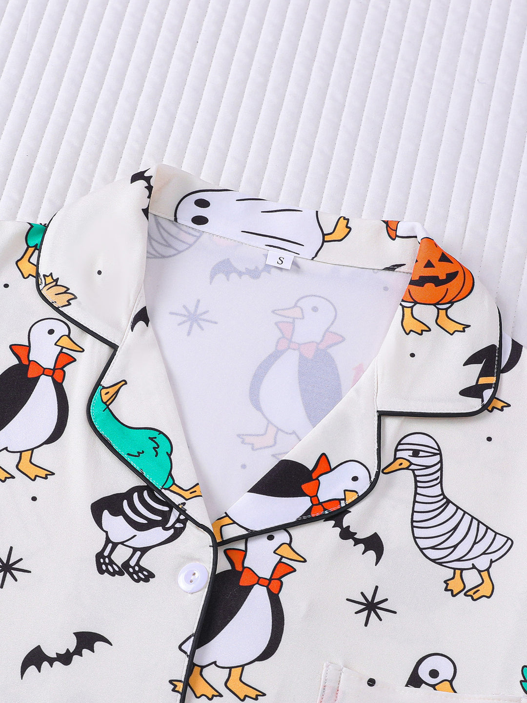 Spooky Ducks Halloween Pajama Set