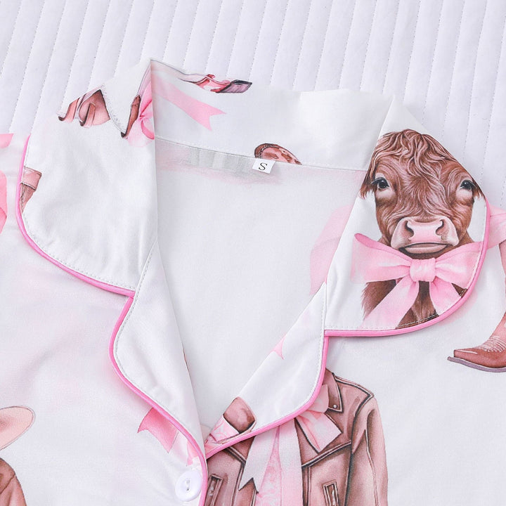 Pretty in Pink Cowgirl Pajama Set