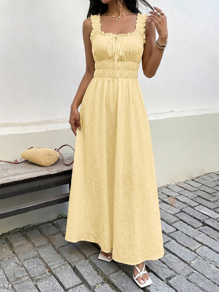 Buttercream Bloom Smocked Maxi Dress