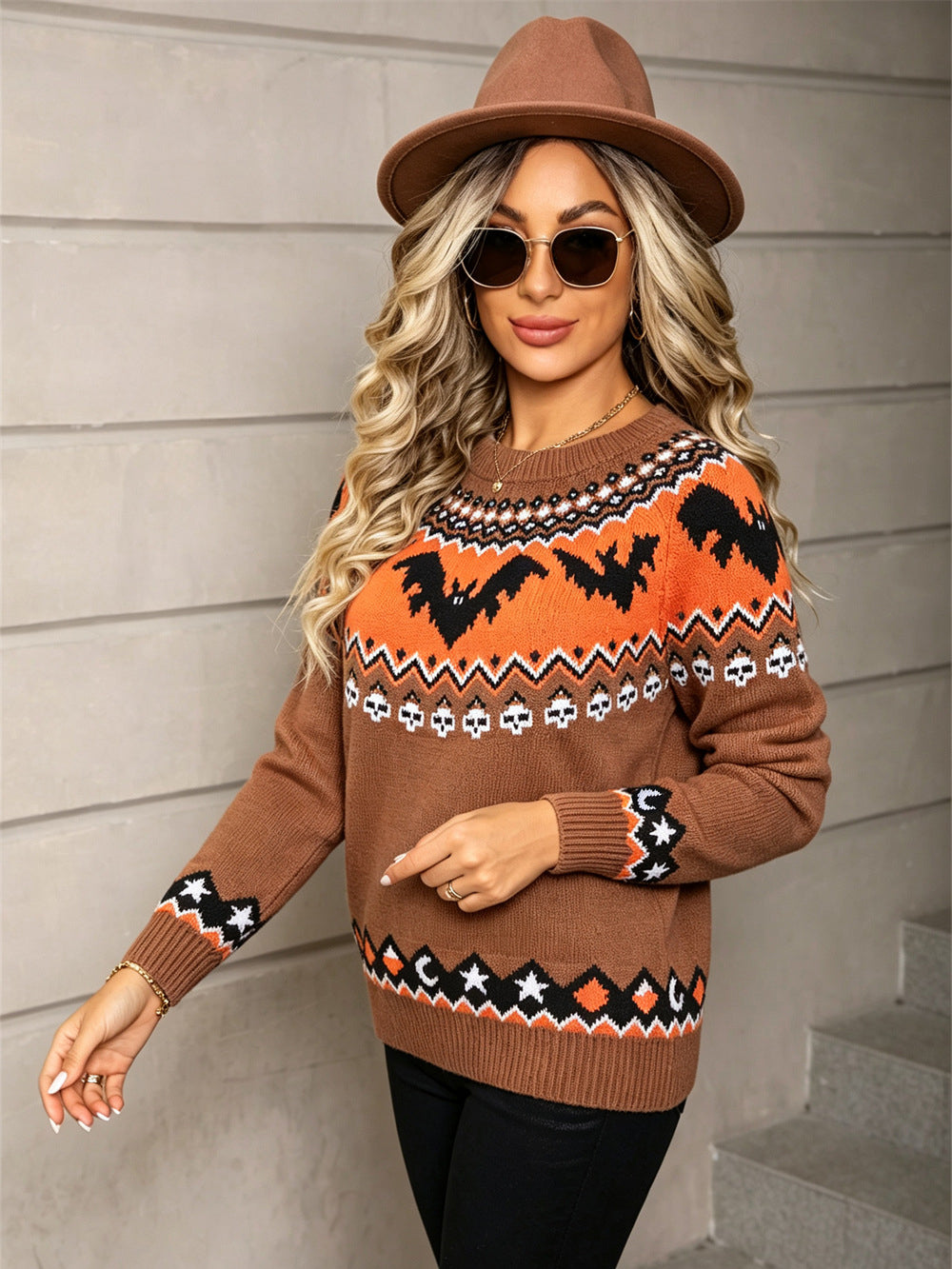 Halloween Fair Isle Sweater