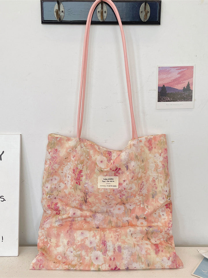 Watercolor Floral Everyday Tote Bag