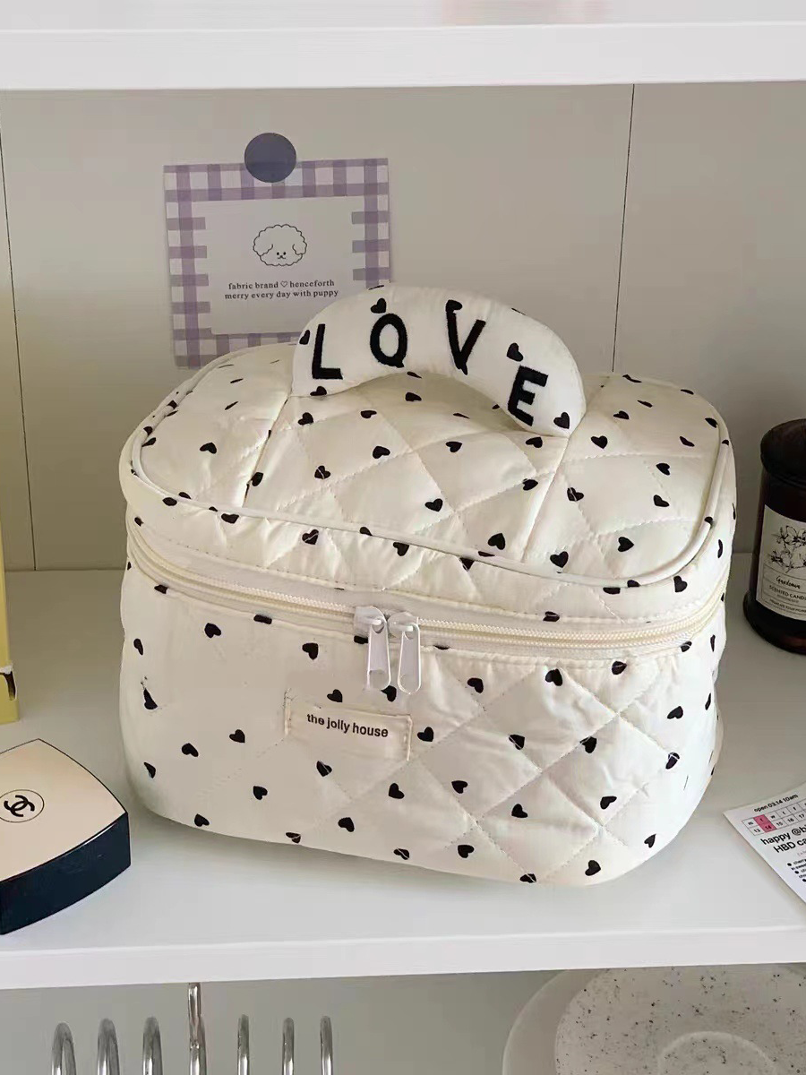 Patterned Travel Cosmetic Bag