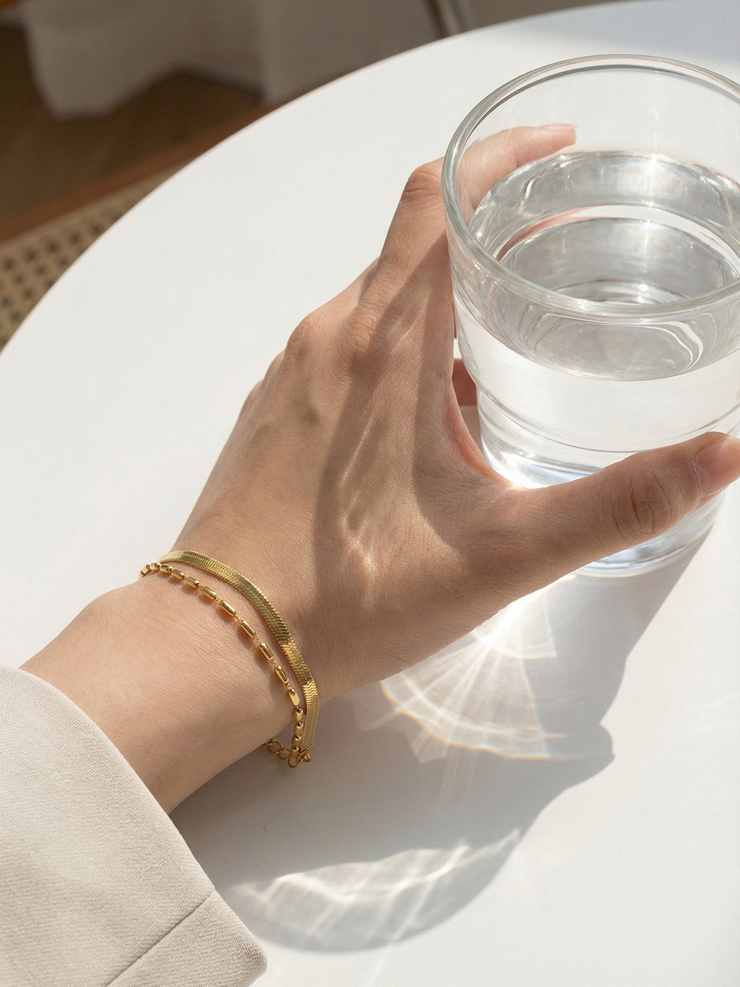 Layered Snake Chain Bracelet