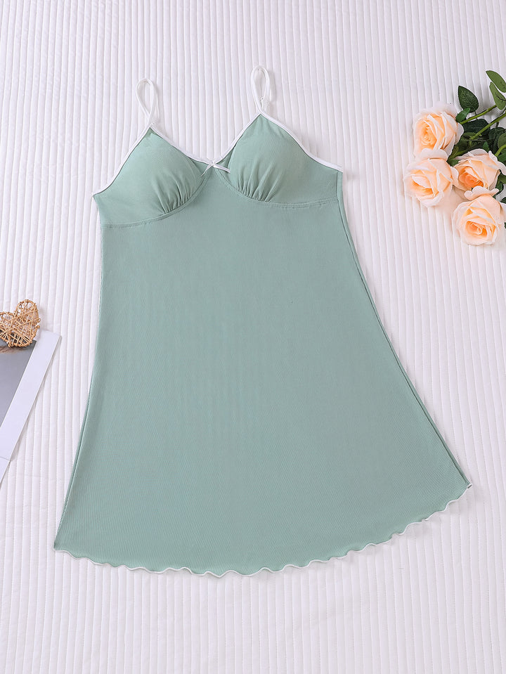Ribbed Cami Sleep Dress