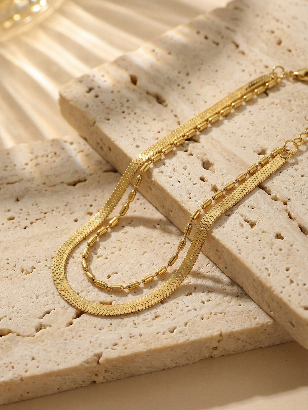 Layered Snake Chain Bracelet