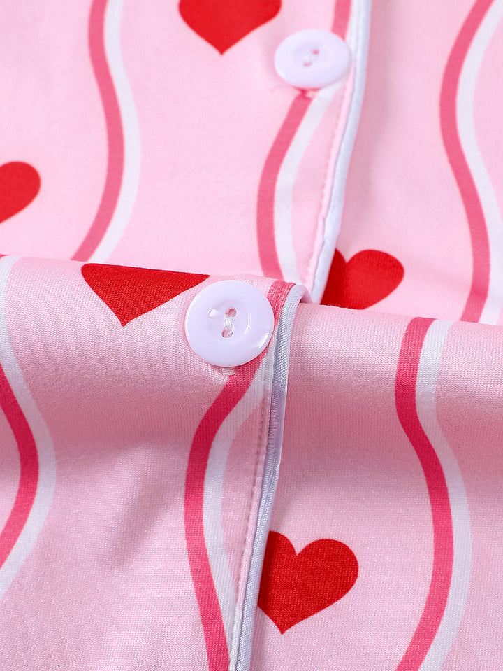 Sweetheart Stripe Pajama Set