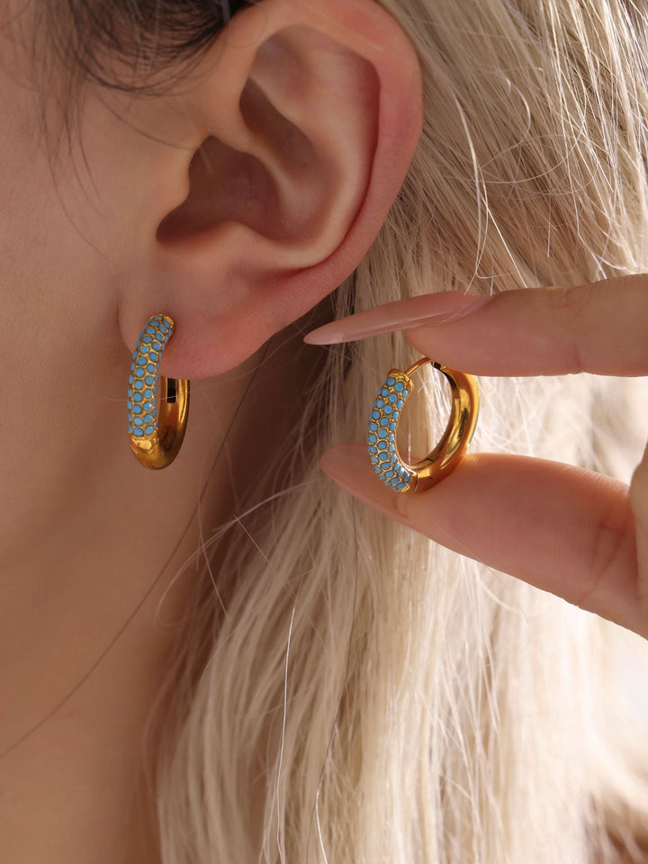 Everyday Zircon Huggie Hoops